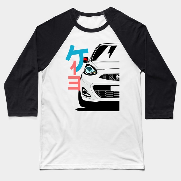 March Micra K13 Baseball T-Shirt by gaplexio